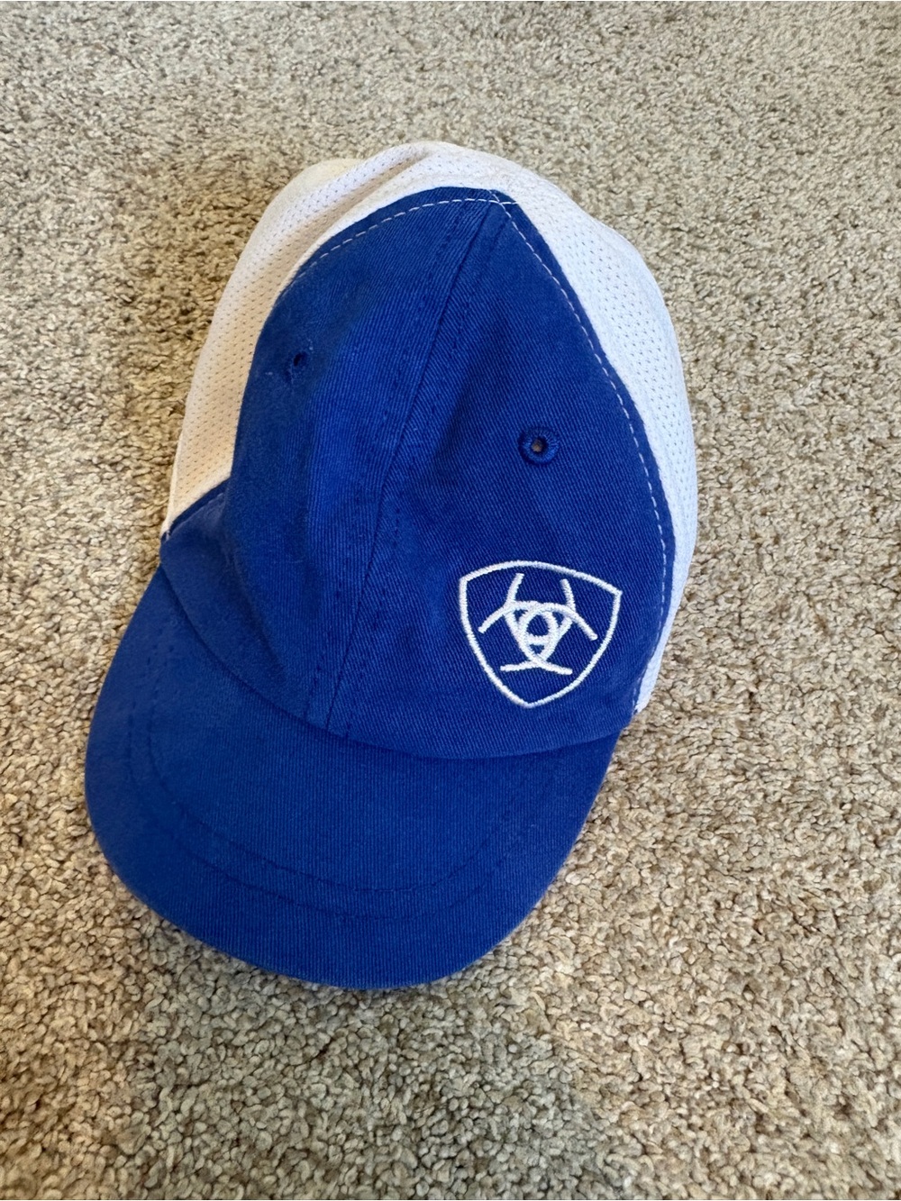 Ariat Baby Hat Baseball Cap Blue Western Outdoor Cowboy Size Infant 0-12 months